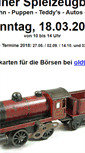 Mobile Screenshot of berliner-spielzeugboerse.de